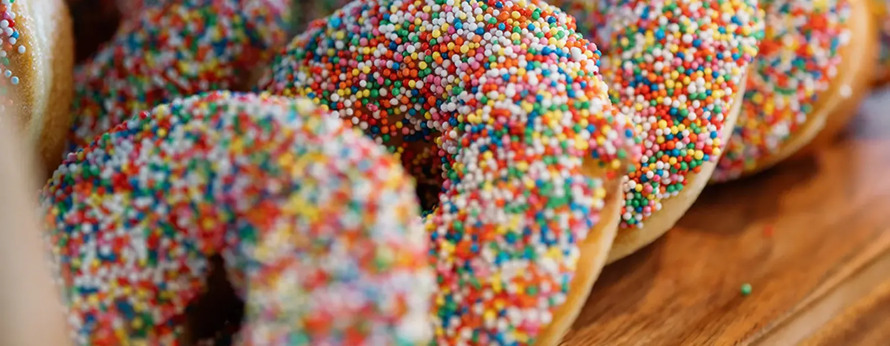 Sprinkle Donuts On Display At Cubby Kiosk Hero